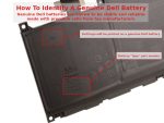 DELL  0J7H5M 0NXRKW J7H5M MN79H NXRKW - MN79H Original Laptop Notebook Battery ( 1 Yr Warranty ) - Image 4
