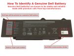 DELL Latitude 5440 - 3 cell R73TC 54Wh Genuine Original Laptop Notebook Battery ( 1 Yr Warranty ) - Image 5
