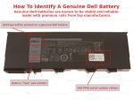 DELL Latitude 12 Rugged ( 7214 )  - 4-cell V23NY Genuine Original Laptop Notebook Battery ( 1 Yr Warranty ) - Image 5