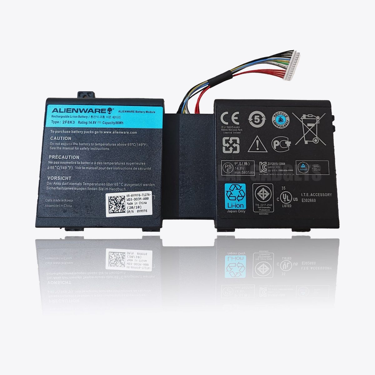 DELL 2F8K3 - 2F8K3 Genuine Original  Laptop Notebook Battery ( 1 Yr Warranty ) - Image 3
