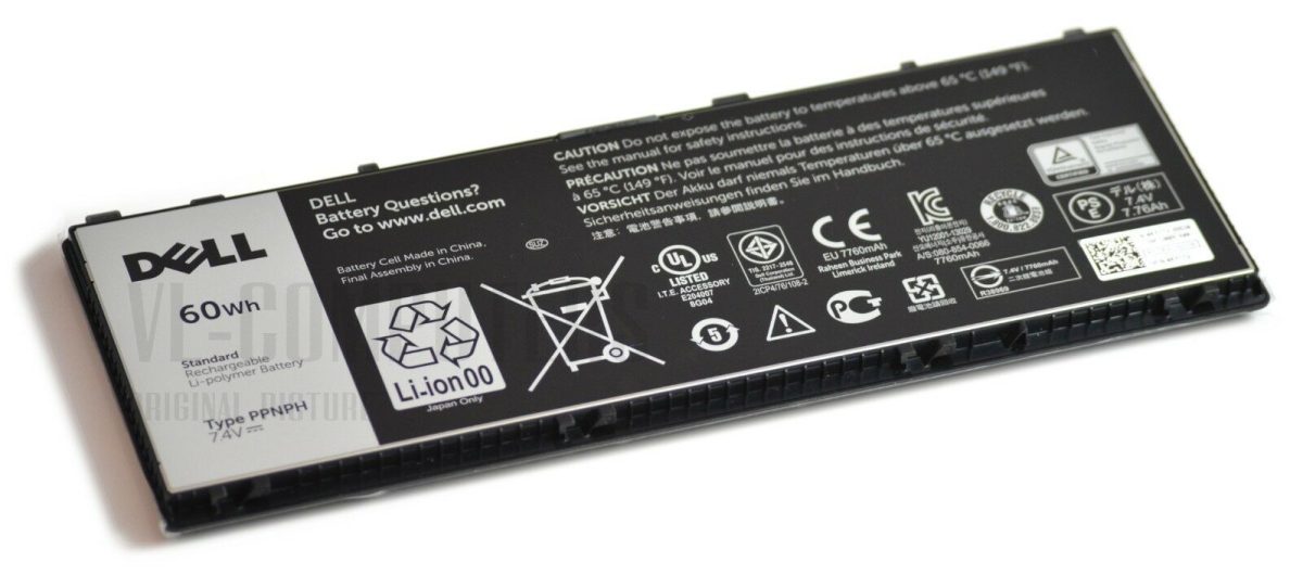 Dell 1VH6G T05G001 T05G Y880Y D1DCD YH7DR - PPNPH Genuine Original Laptop Notebook Battery ( 1 Yr Warranty ) - Image 2