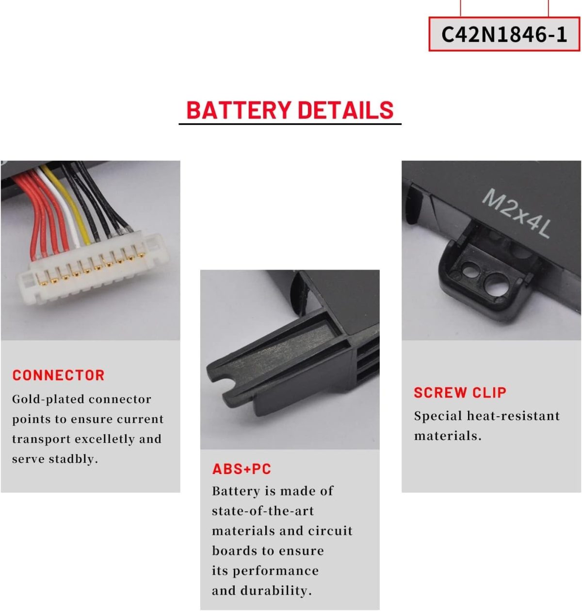 ASUS C42N1846 - C42N1846 Original Laptop Notebook Battery (1 Yr Warranty) - Image 6