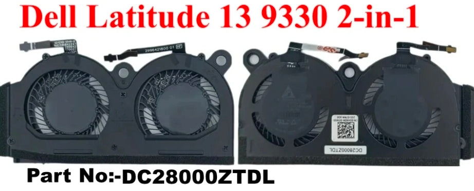 rn-image_picker_lib_temp_5c7d0a44-949c-451d-8dbc-8562b09bfa7d.jpg Original FAN Pair Dell Latitude 13 9330 2 in 1 P/N : - Image 1