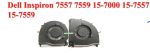 Original FAN Pair ( CPU & GPU ) Dell Inspiron 15 7559 P/N : RJX6N - Image 2