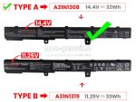 ASUS A41N1308 - A41N1308 Original Laptop Notebook Battery (1 Yr Warranty) - Image 5