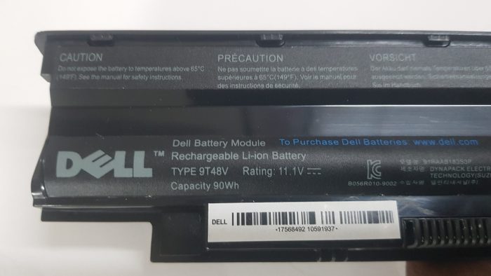 rn-image_picker_lib_temp_dc614610-03d1-455a-95b2-bcc2783941f6.jpg DELL Inspiron N5010 - 9 Cell 9T48V Genuine Original Laptop Notebook Battery( 1 Yr Warranty ) - Image 1