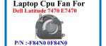 Original FAN Dell Latitude  E7470    P/N :  0F84N0 , F84N0 - Image 2