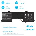 DELL Inspiron DUO Convertible - WW12P Genuine Original Laptop Notebook Battery ( 1 Yr Warranty ) - Image 9