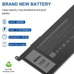 DELL  P90F P90F001 P90F002 P90F003 P90F004 P90F005 
- YRDD6 Genuine Original Laptop Notebook Battery( 1 Yr Warranty ) - Image 9