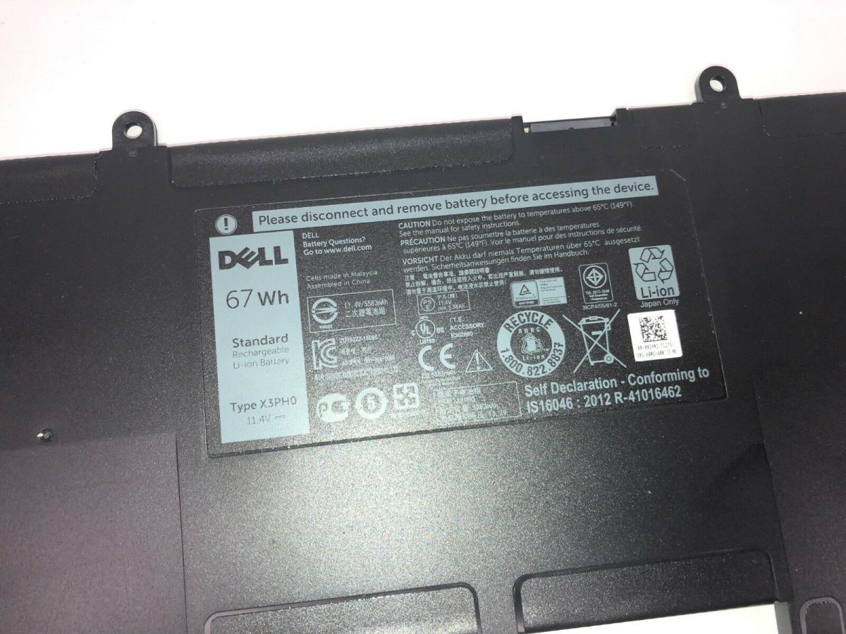 DELL 0X3PH0 MJMF6- X3PH0 Genuine Original Laptop Notebook Battery ( 1 Yr Warranty ) - Image 2