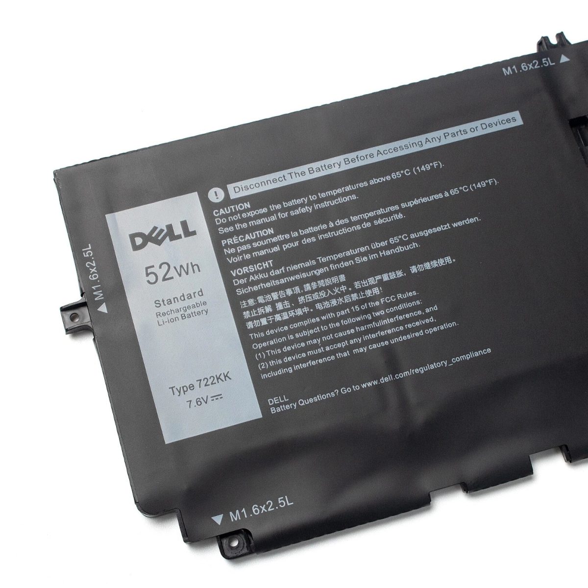 DELL 722KK - 722KK Genuine Original Laptop Notebook Battery( 1 Yr Warranty ) - Image 3