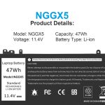 DELL  Latitude E5270 - NGGX5 Genuine Original  Laptop Notebook Battery) ( 1 Yr Warranty ) - Image 11