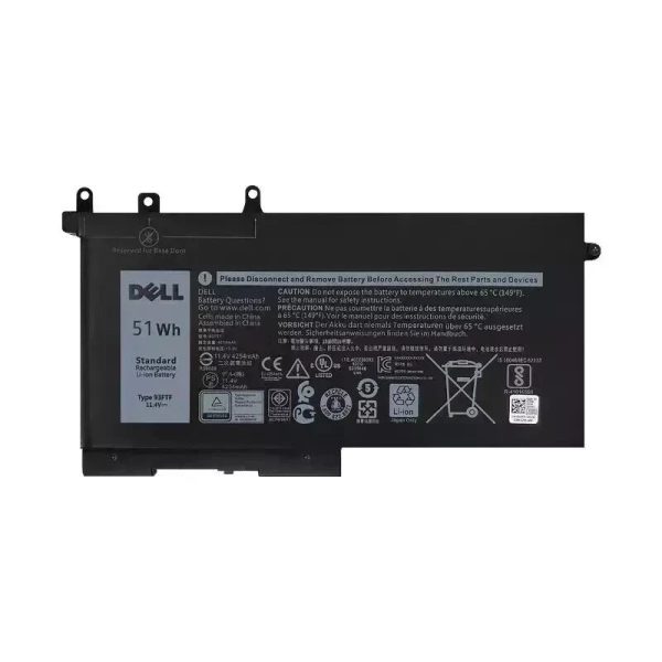 DELL 3VC9Y GD1JP 93FTF P72G001	451-BBZG D4CMT 3DDDG 00JWGP 4yfvg - 93FTF Genuine Original  Laptop Notebook Battery ( 1 Yr Warranty )