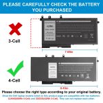 DELL 0FPT1C	05YHR4 C7J70 5GJVW - GJKNX Genuine Original  Laptop Notebook Battery ( 1 Yr Warranty ) - Image 7
