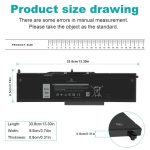 DELL Latitude 5580 - VG93N Genuine Original  Laptop Notebook Battery ( 1 Yr Warranty ) - Image 8