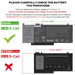 DELL 0WYJC2 P48F002 P48F P37F 451-BBLK P48G - G5M10 Genuine Original Laptop Notebook Battery ( 1 Yr Warranty ) - Image 6