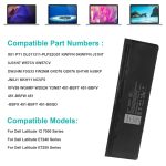 DELL 0W57CV GHT4X GD076 FW2NMYDN87 WG6RP - WD52H Genuine Original Laptop Notebook Battery ( 1 Yr Warranty ) - Image 7