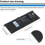 DELL 7T8CD TXD03 9077G - H5CKD Genuine Original  Laptop Notebook Battery ( 1 Yr Warranty ) - Image 9