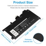 DELL 09NTKM 1FKCC 4JFDV D9J00 NK35K 0KWWW4	T5H6P - 1FKCC Genuine Original Laptop Notebook Battery ( 1 Yr Warranty ) - Image 8