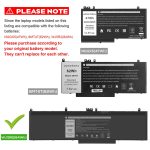 DELL 4F5YV WJ5R2 P48F002 P48F G9G1H P48F001 - WJ5R2 Genuine Original Laptop Notebook Battery ( 1 Yr Warranty ) - Image 5