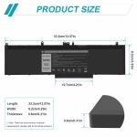 DELL 4F5YV WJ5R2 P48F002 P48F G9G1H P48F001 - WJ5R2 Genuine Original Laptop Notebook Battery ( 1 Yr Warranty ) - Image 8