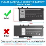 DELL 03VC9Y P60F P72G 049XH 83XPC P60F001 - 3DDDG Genuine Original Laptop Notebook Battery ( 1 Yr Warranty ) - Image 8