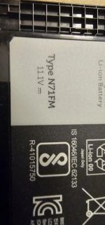 DELL N71FM – N71FM Genuine Original Laptop Notebook Battery( 1 Yr Warranty ) - Image 4
