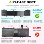 DELL 6JHDV  - 6JHDV Genuine Original  Laptop Notebook Battery ( 1 Yr Warranty ) - Image 8