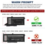 DELL Latitude 5420 - WY9DX Genuine Original Laptop Notebook Battery ( 1 Yr Warranty ) - Image 6