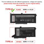 DELL 075X16 - RJ40G Genuine Original  Laptop Notebook Battery ( 1 Yr Warranty ) - Image 6